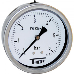 Manomètre axial inox Ø100 PN16 - Sferaco
