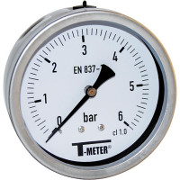 Manomètre axial inox Ø100 PN16 - Sferaco Manomètre axial inox Ø100 PN16 - Sferaco