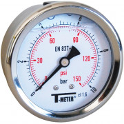 Manomètre axial inox Ø63 - Sferaco