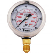 Manomètre inox Ø63 à glycérine - Sferaco