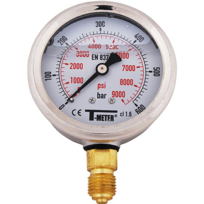 Manomètre inox Ø63 à glycérine - Sferaco