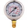 Manomètre inox Ø63 à glycérine - Sferaco