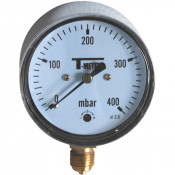 Manomètre à capsule inox Ø63 PN16 - Sferaco