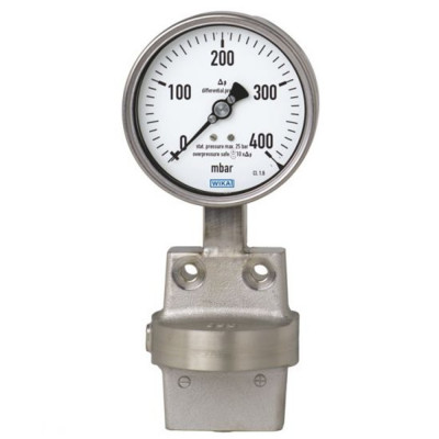 Manomètre différentiel inox 1.4571 femelle BSP - Précision