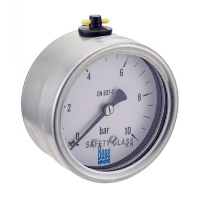 Manomètre sec inox 316L raccord mâle BSPP NPT - qualité premium