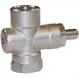 Robinet porte-manomètre gaz à poussoir laiton F/F - Sferaco