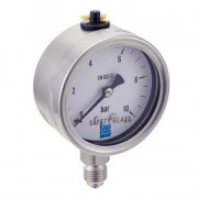 Manomètre sec tout inox 316L remplissable - Raccord mâle BSPP