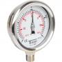 Manomètre tout inox Ø100 vertical réglable PN16 - Sferaco