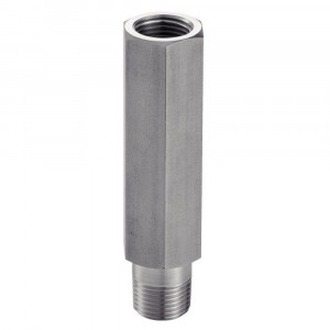 Siphon droit inox 316Ti pression élevée - Raccords de qualité