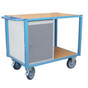 Établi Mobile d'Atelier 1 Plateaux en Bois - 1060x680mm - 500kg