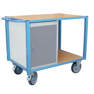 Établi Mobile d'Atelier 1 Plateaux en Bois - 1060x680mm - 500kg