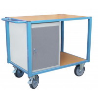 Établi Mobile d'Atelier 1 Plateaux en Bois - 1060x680mm - 500kg