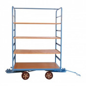 Remorque Industrielle Légère 2 Essieux - 1200x800mm - 500kg