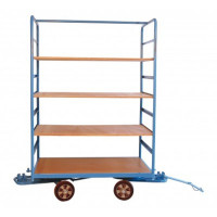 Remorque Industrielle Légère 2 Essieux - 1200x800mm - 500kg