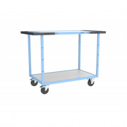 Servante D'atelier 2 Plateaux en Bois - 1000x600mm - 250kg