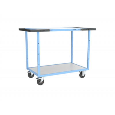 Servante D'atelier 2 Plateaux en Bois - 1000x600mm - 250kg