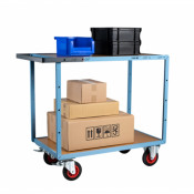Servante D'atelier 2 Plateaux en Bois - 1000x600mm - 400kg