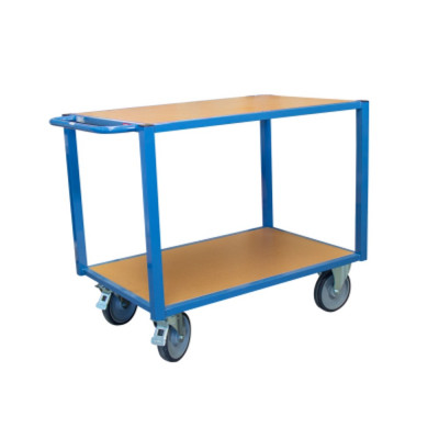 Servante d'Atelier 2 Plateaux en Bois - 1060x680mm - 500kg