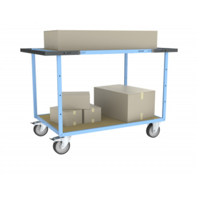 Servante D'atelier 2 Plateaux en Bois - 1200x800mm - 400kg