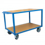 Servante d'Atelier 2 Plateaux en Bois - 1300x800mm - 500kg