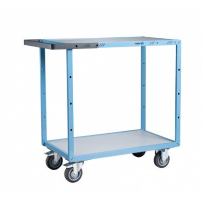 Servante D'atelier 2 Plateaux en Bois - 850x500mm - 250kg
