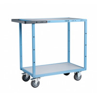 Servante D'atelier 2 Plateaux en Bois - 850x500mm - 250kg