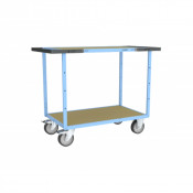 Servante D'atelier 2 Plateaux en Bois - 850x500mm - 400kg