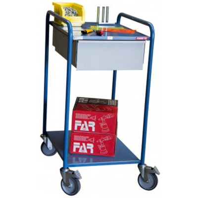 Servante D'atelier 2 Plateaux en Tôle - 635x470mm - 250kg