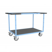 Servante D'atelier 2 Plateaux en Tôle Galvanisée - 1200x800mm - 400kg