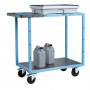 Servante D'atelier 2 Plateaux en Tôle Galvanisée - 850x500mm - 250kg