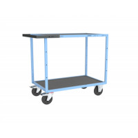 Servante D'atelier 2 Plateaux en Tôle Galvanisée - 850x500mm - 400kg