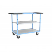 Servante D'atelier 3 Plateaux en Bois - 1000x600mm - 250kg