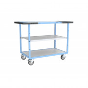 Servante D'atelier 3 Plateaux en Bois - 1000x600mm - 250kg