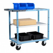 Servante D'atelier 3 Plateaux en Bois - 850x500mm - 250kg