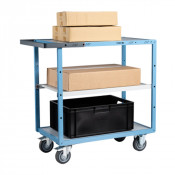 Servante D'atelier 3 Plateaux en Bois - 850x500mm - 250kg