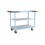 Servante D'atelier 3 Plateaux en Bois - 850x500mm - 250kg