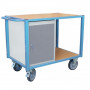 Établi Mobile d'Atelier 1 Plateaux en Bois - 1060x680mm - 500kg