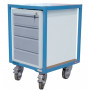 Servante d'Atelier 1 Plateaux en Bois - 600x600mm - 400kg