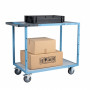 Servante D'atelier 2 Plateaux en Bois - 1000x600mm - 250kg