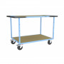 Servante D'atelier 2 Plateaux en Bois - 1200x800mm - 400kg