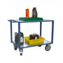 Servante d'Atelier 2 Plateaux en Tôle - 1060x680mm - 500kg