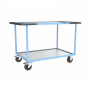 Servante D'atelier 2 Plateaux en Tôle Galvanisée - 1200x800mm - 400kg