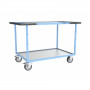 Servante D'atelier 2 Plateaux en Tôle Galvanisée - 1200x800mm - 400kg