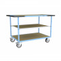 Servante D'atelier 3 Plateaux en Bois - 1200x800mm - 400kg
