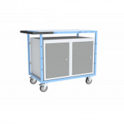 Établi Mobile d'Atelier 1 Plateaux en Bois - 1000x600mm - 250kg