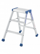 Marchepied double de chantier PLATINIUM en aluminium de 0,78 à 1,02m