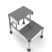 Marchepied en aluminium 2 marches