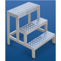 Marchepied en aluminium de 51° Marchepied en aluminium de 51°