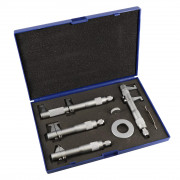 Coffret de 4 Micromètres d'intérieur 1/100 - cap 5 - 100 mm