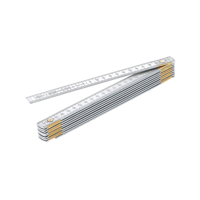 Double mètre alu gravure profonde - 2m * 10 b